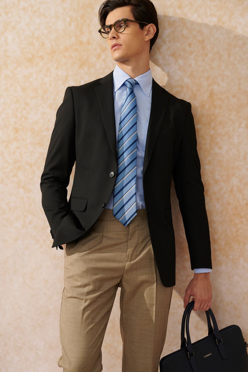 SST&C #Comfortable Cotton  Blue Standard Oxford Shirt | 0312403017  (Outlet)_6