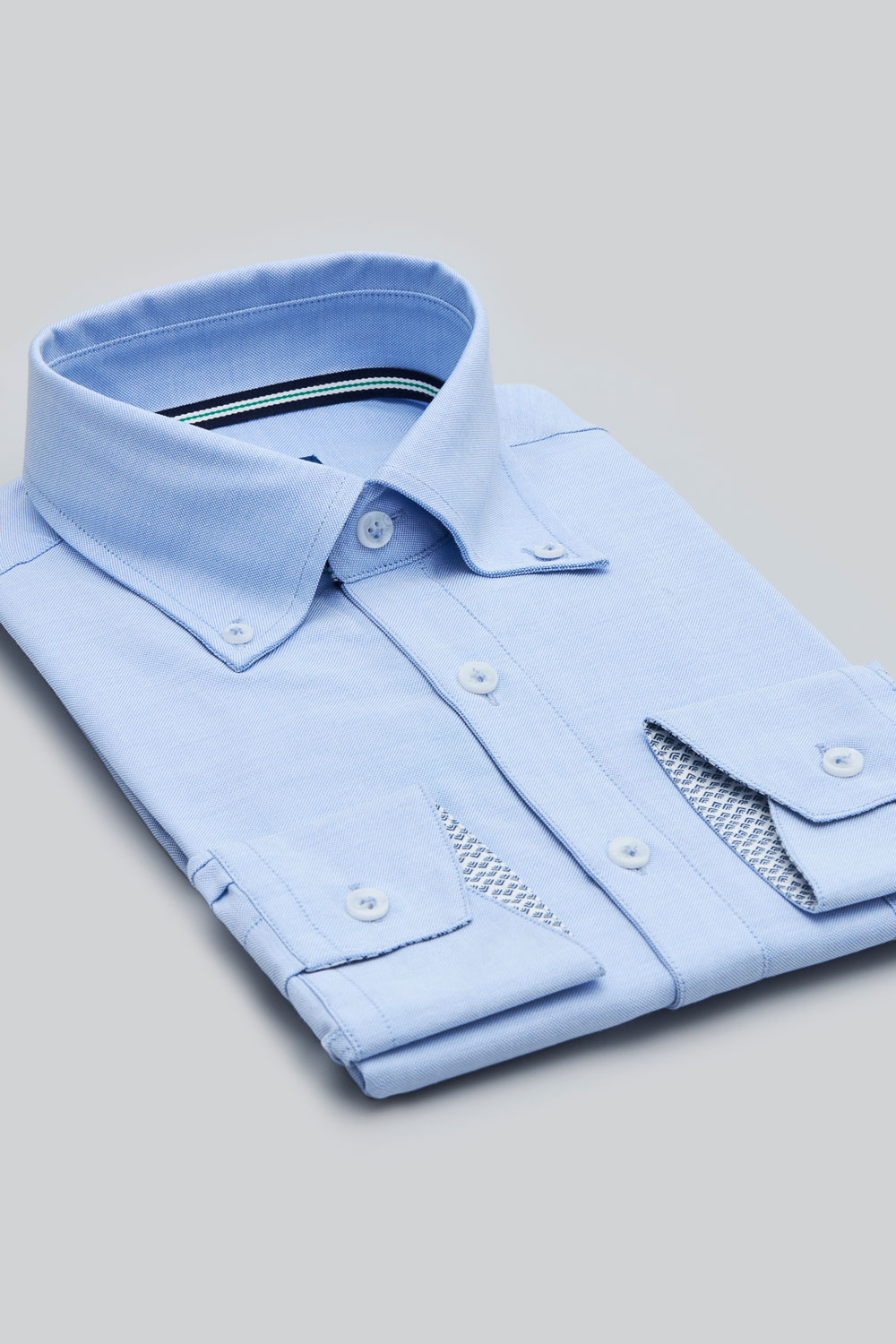SST&C #Comfortable Cotton  Blue Standard Oxford Shirt | 0312403017  (Outlet)_8