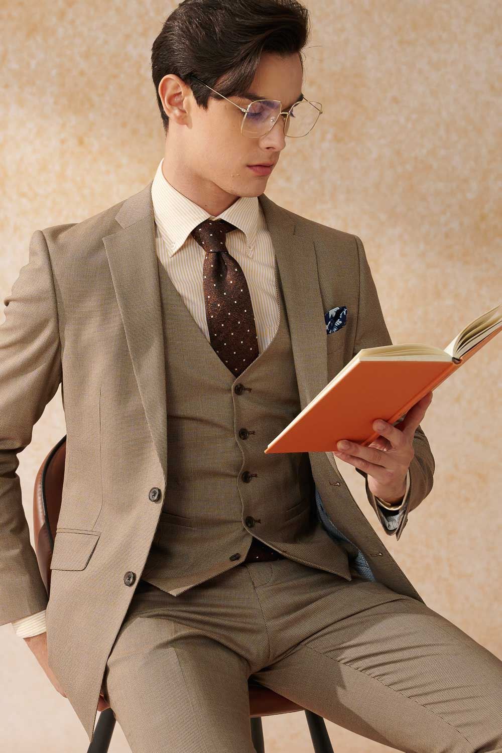SST&C #Comfortable Cotton  Yellow Striped Pattern Standard Oxford Shirt | 0312403018  (Outlet)_5