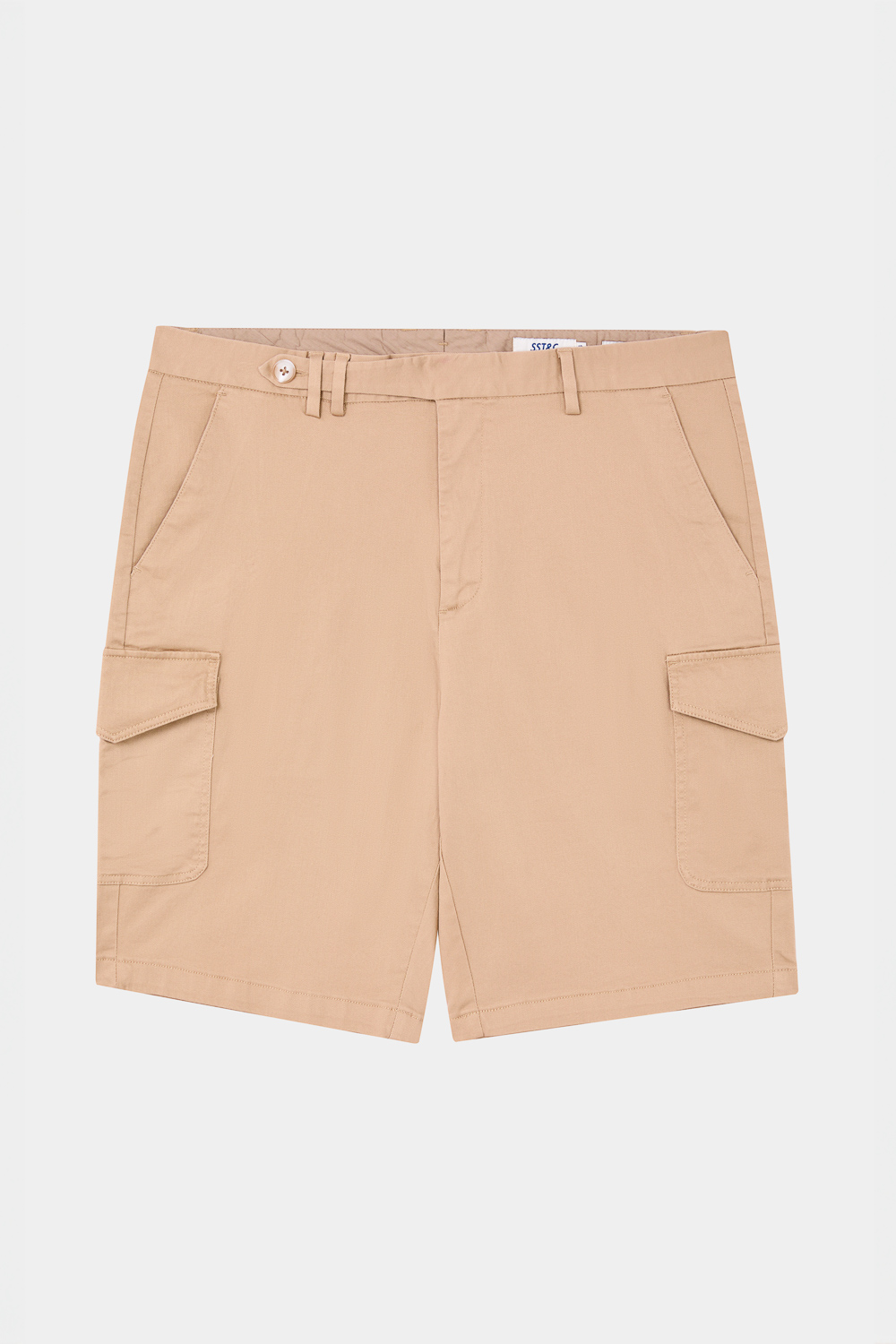 SST&C Khaki Camel Side Patch Pocket Straight-Leg Shorts | 1212403002  (Outlet)_7