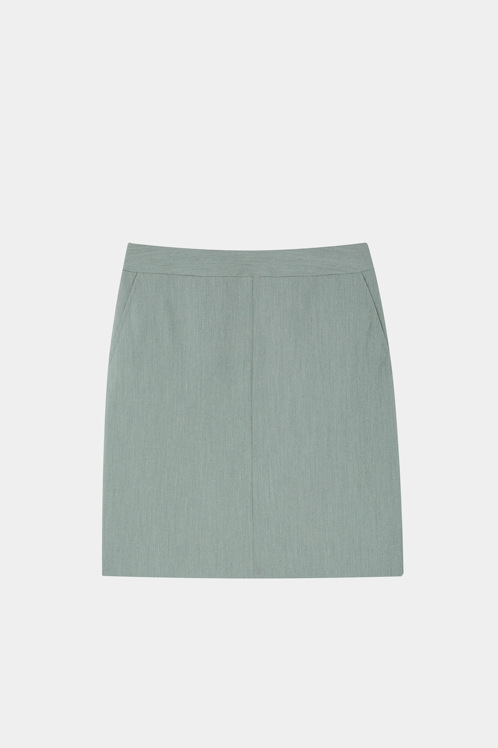 SST&C Mint Green Fitted Skirt | 7462403002  (Outlet)_7