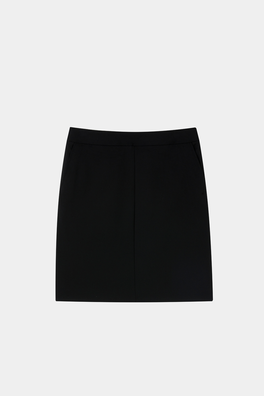 SST&C Black Fitted Skirt | 7462403001  (Outlet)_0