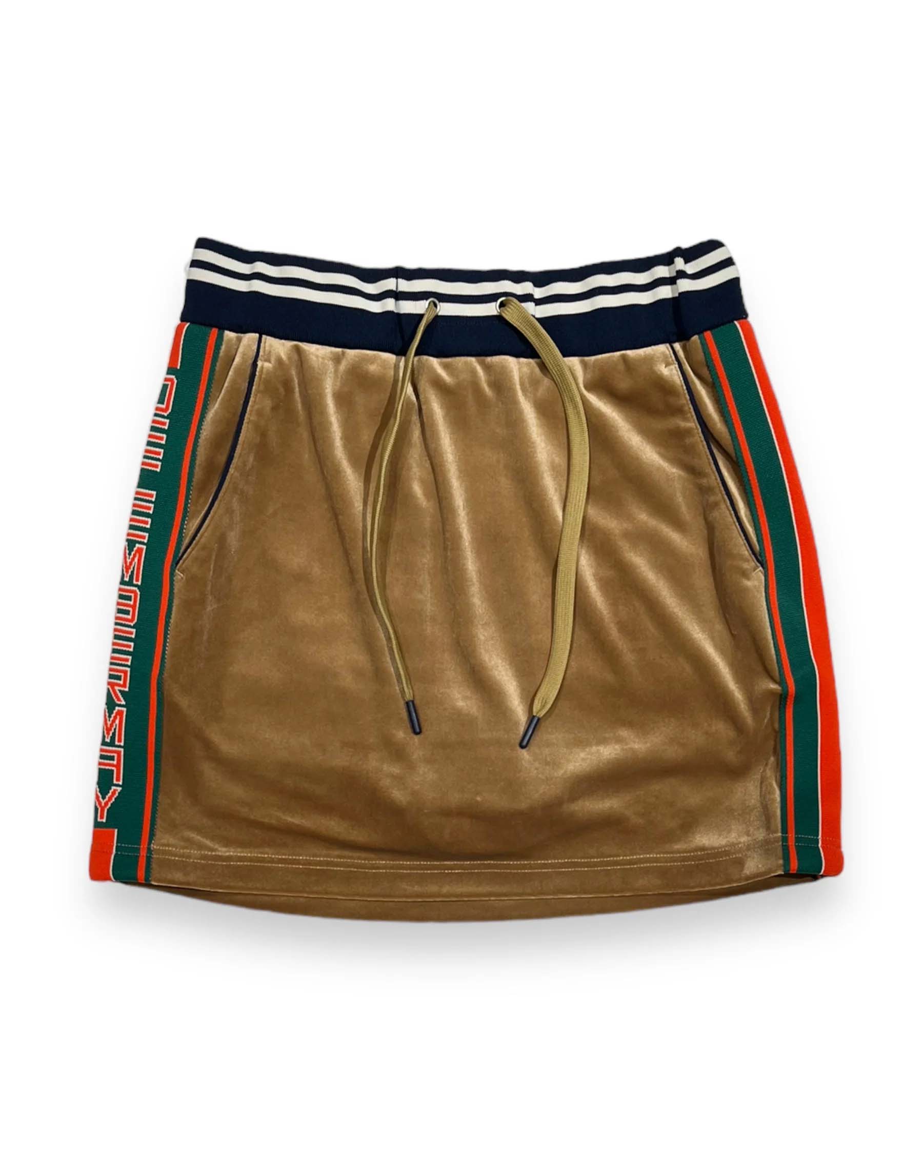 【DECEMBERMAY】Warm Velours skirt_WOMEN 2-312-2545
