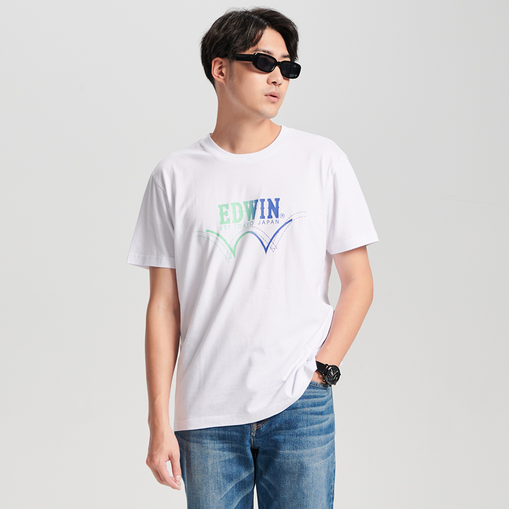 EDWIN｜男裝｜漸層印花短袖T恤
