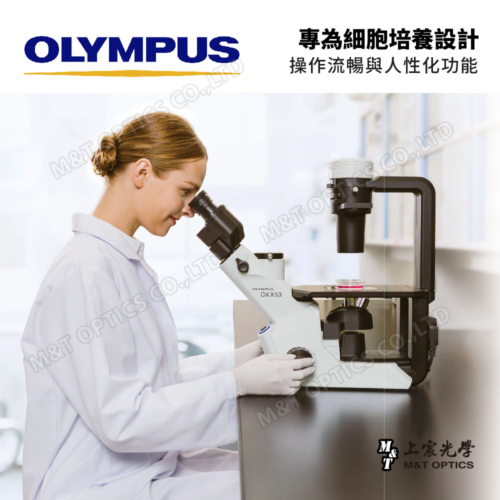 Olympus CKX53 三目型倒立顯微鏡- 台灣公司貨 Olympus CKX53 三目型倒立顯微鏡- 台灣公司貨