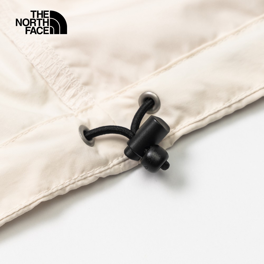 The North Face北面女款米白色防風防潑水連帽防風外套｜5JXOQLI_8