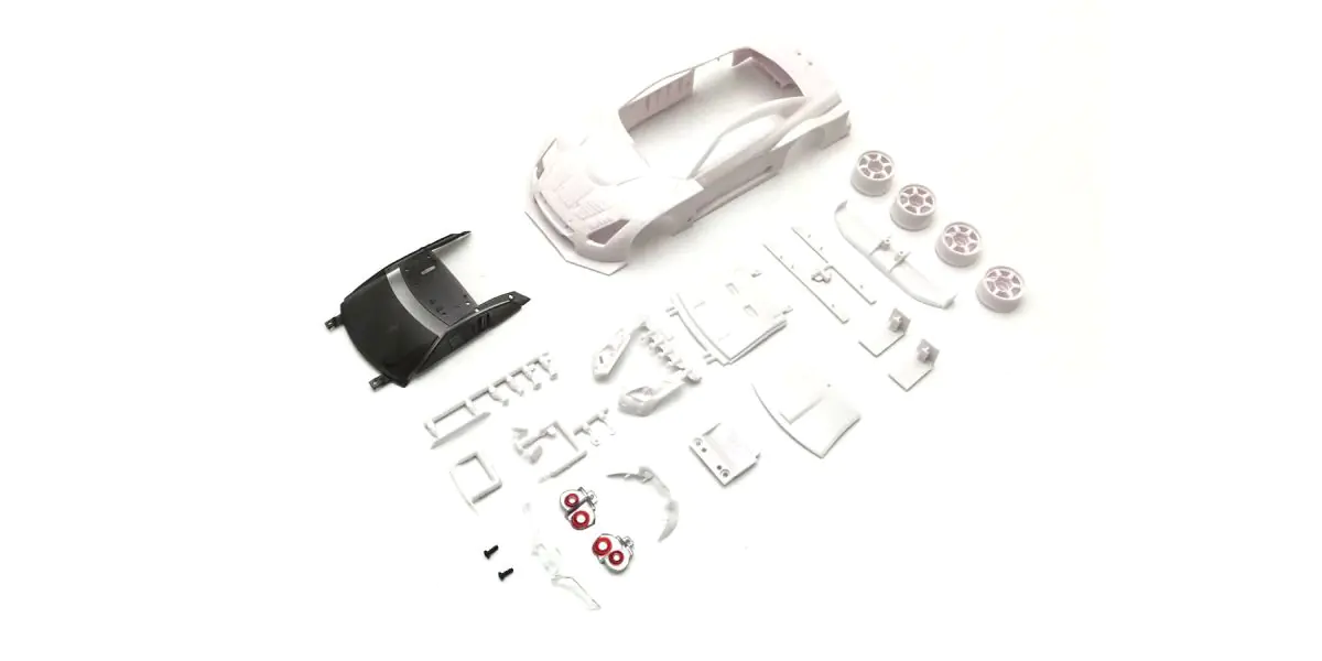 MZN219  Nissan GT-R GT500 2008 White Body Set_0