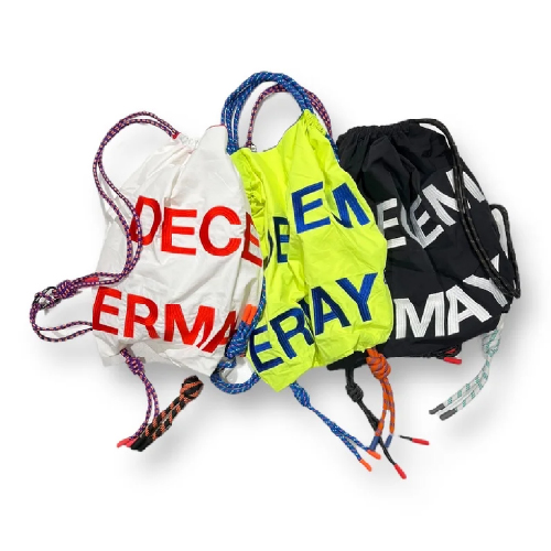 【DECEMBERMAY】2WAY BIG Logo embroidery code bag_UNISEX 3-999-8519