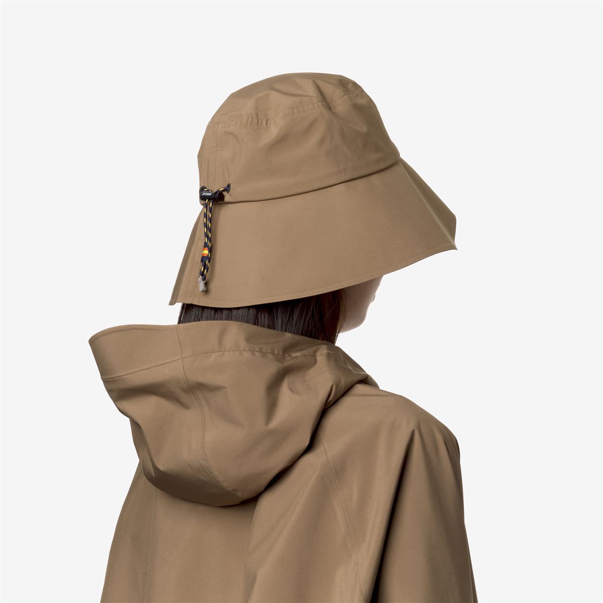 PASCALETTE CLEAN LOOK 3L 女士可調節遮陽帽_BROWN CORDA-RED DK_2