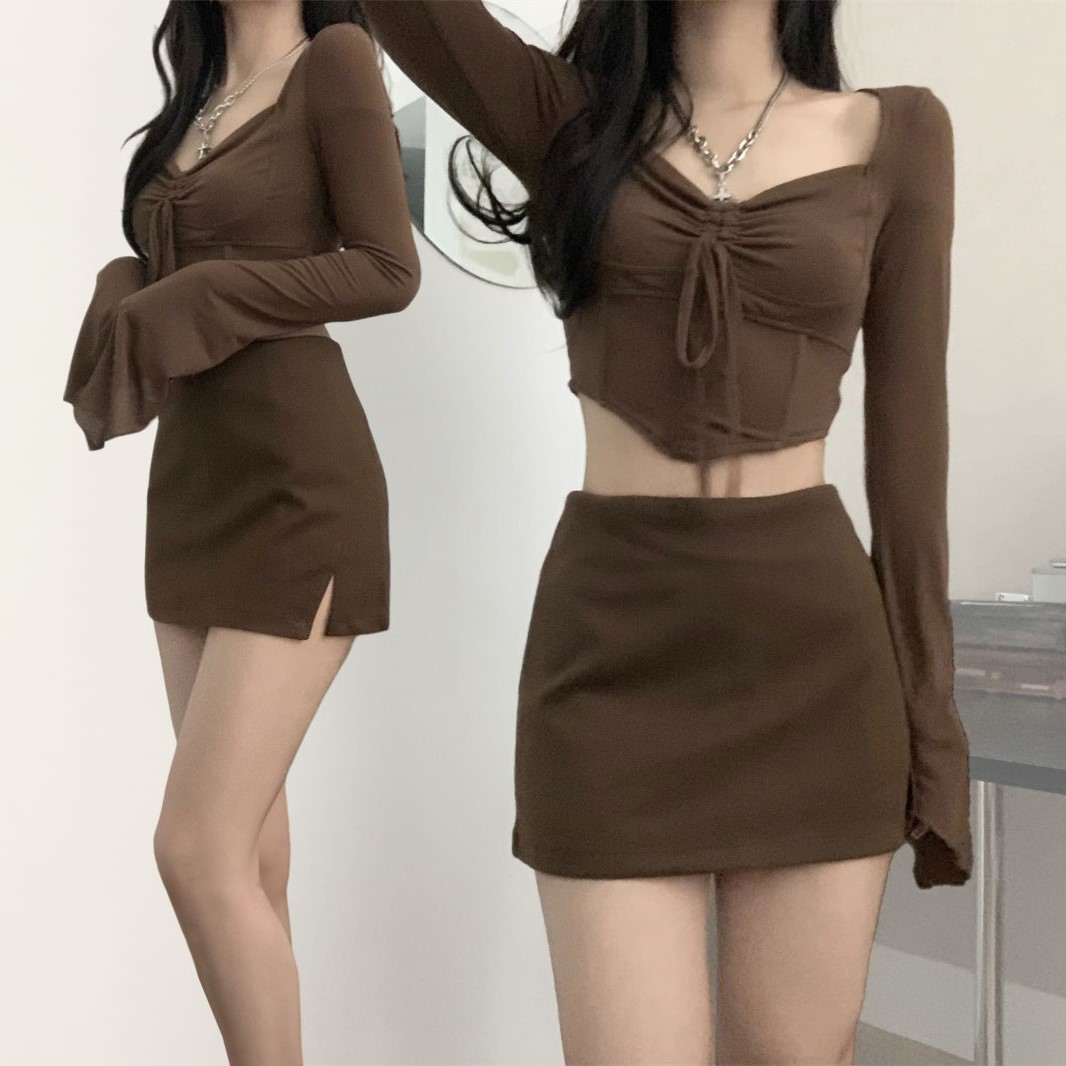 美拉德穿搭女神上衣+裙套裝_0