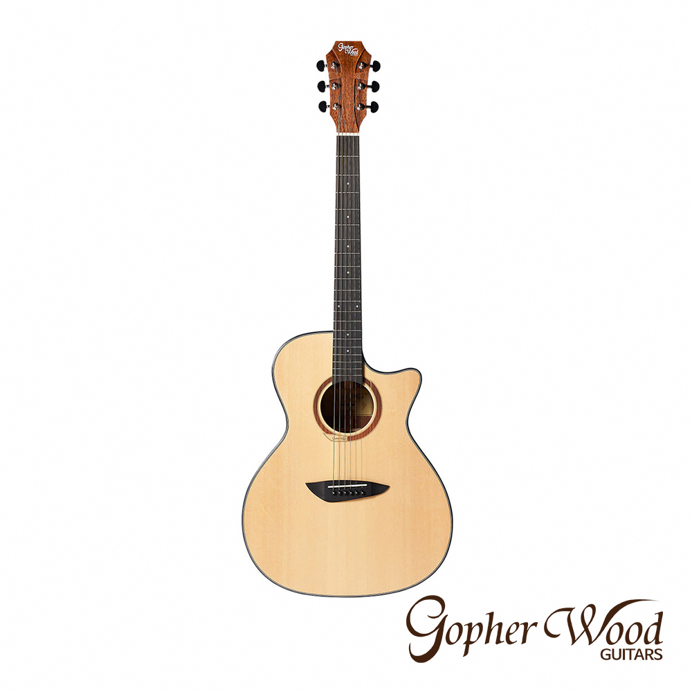【Gopherwood】歌斐木 G230C 面單板木吉他 西堤卡雲杉單板/沙比利木 公司貨_4