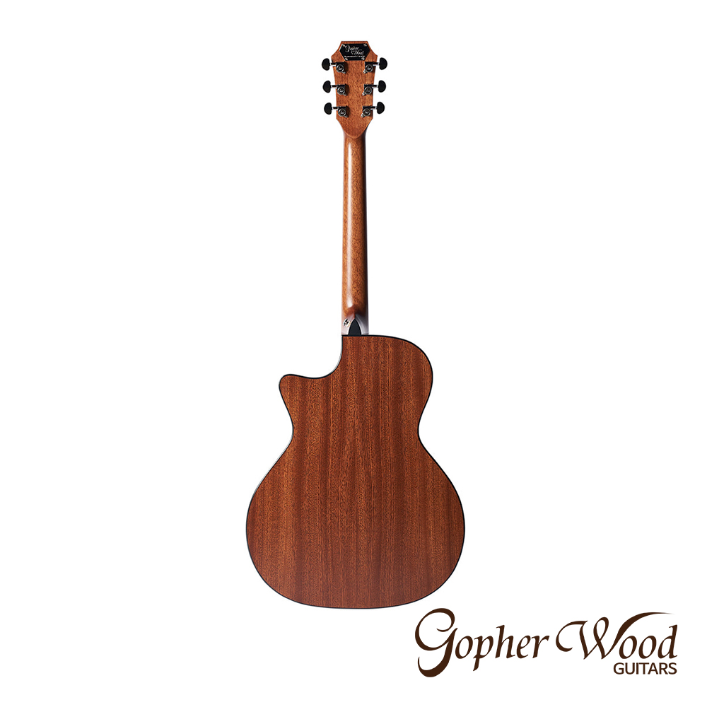 【Gopherwood】歌斐木 G230C 面單板木吉他 西堤卡雲杉單板/沙比利木 公司貨_5