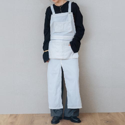 【日本製】防潑抗污2WAY機能性工作服-WHITE/白_0