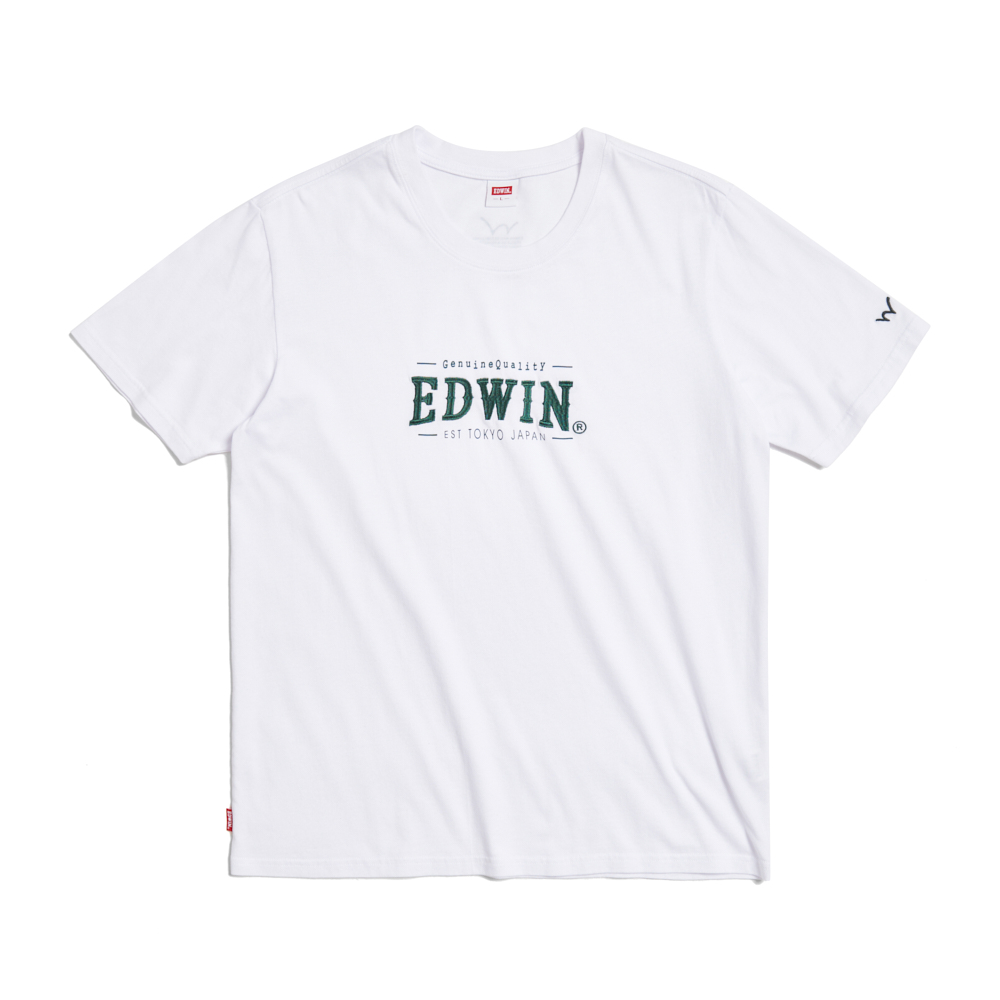 EDWIN｜男裝｜外擴刺繡印花短袖T恤