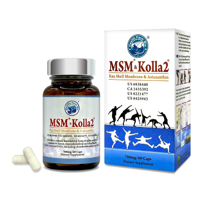 MSM&Kolla2®, 60 caps【1/2/4/6 pack】_0