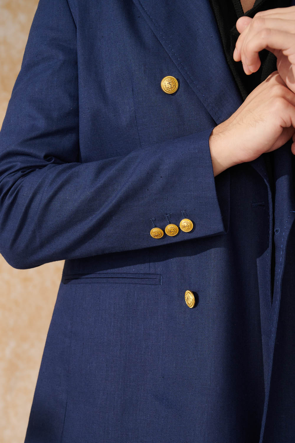 SST&C Navy Blue Double Breasted Casual Suit | 0612403001  (Outlet)_6