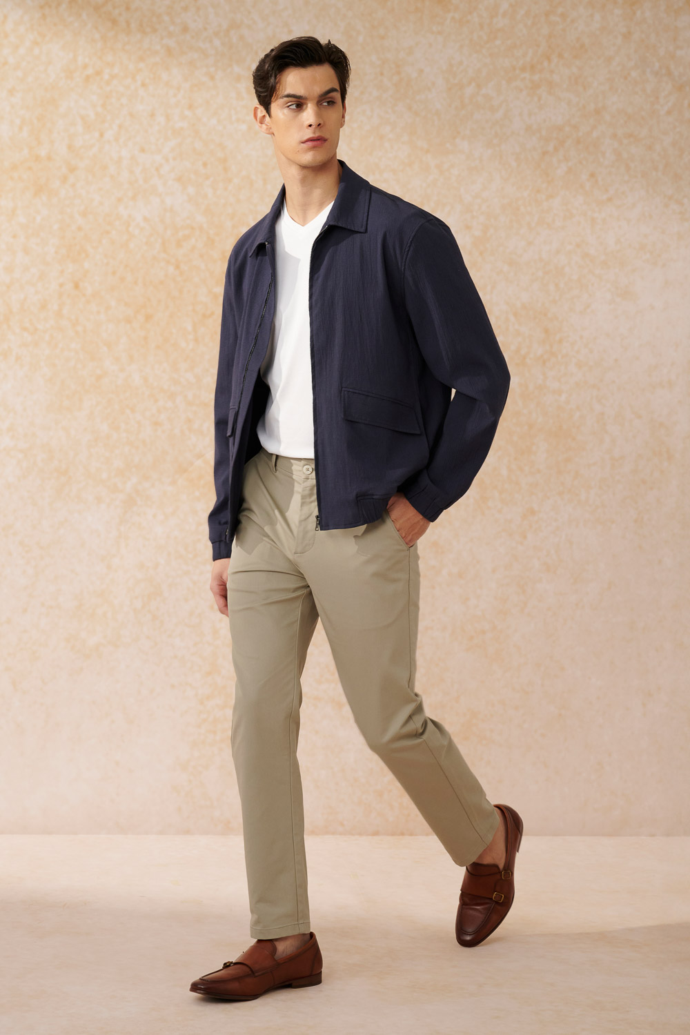 SST&C 藏青泡泡紗飛行外套｜0612403010 (outlet)_3