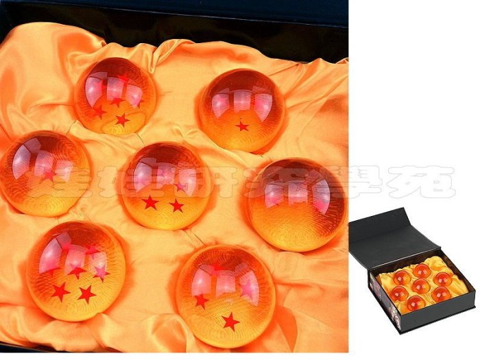 ㊣娃娃研究學苑㊣超大號7.6cm龍珠球套裝 七龍珠擺件 7星七龍珠球(TOK0875)_2