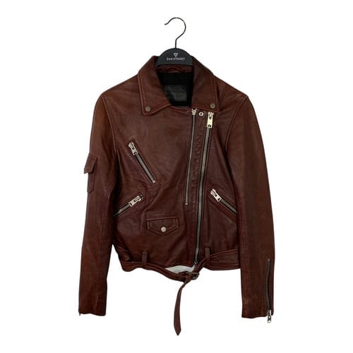 【台中新時代店】ALLSAINTS/皮革外套/6/