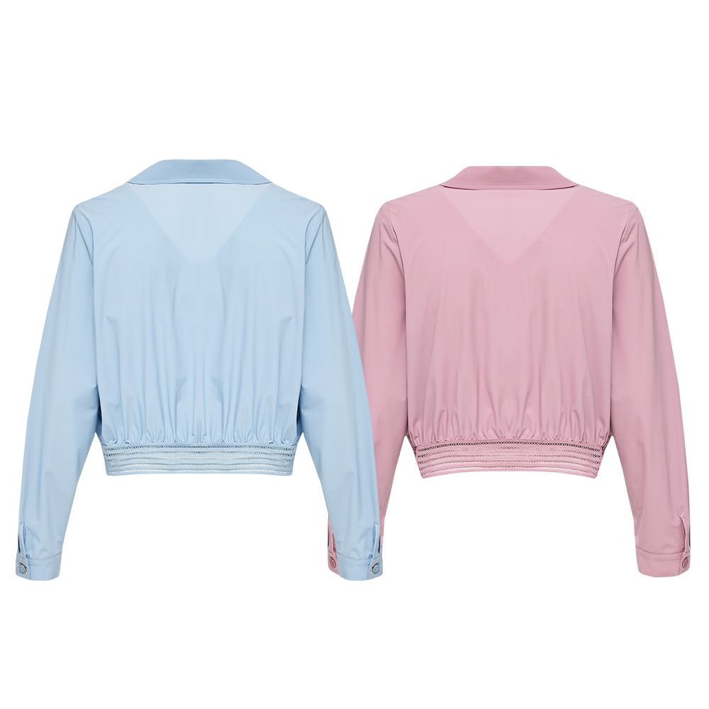ILEY伊蕾 冰肌雙排釦短版小外套(兩色；M-XL)1242014050_5