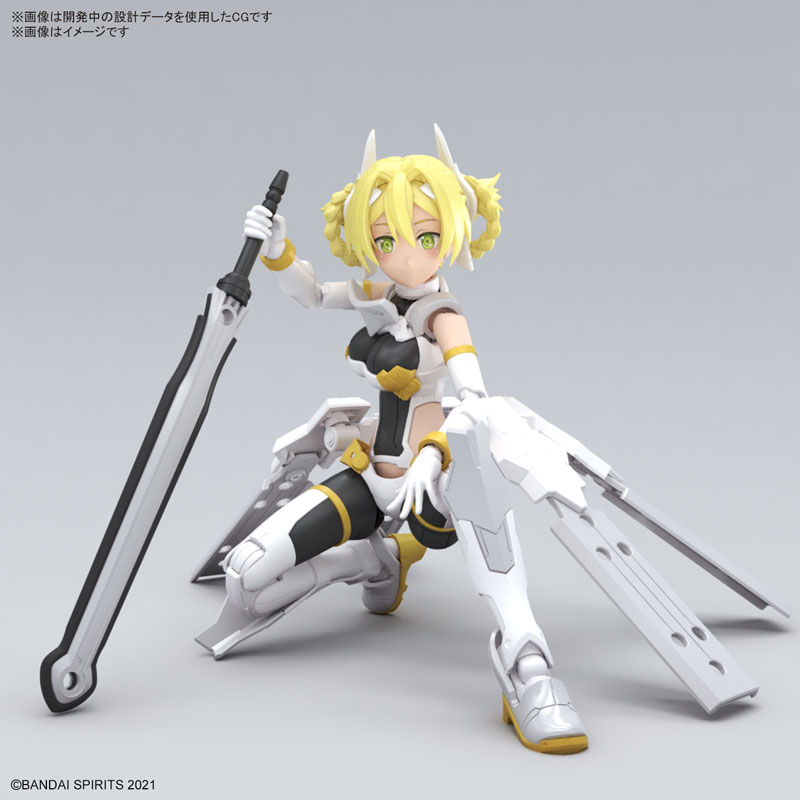 BANDAI 30MS 組裝少女輕作戰 SIS-F00 尤菲雅 顏色A 組裝模型_5