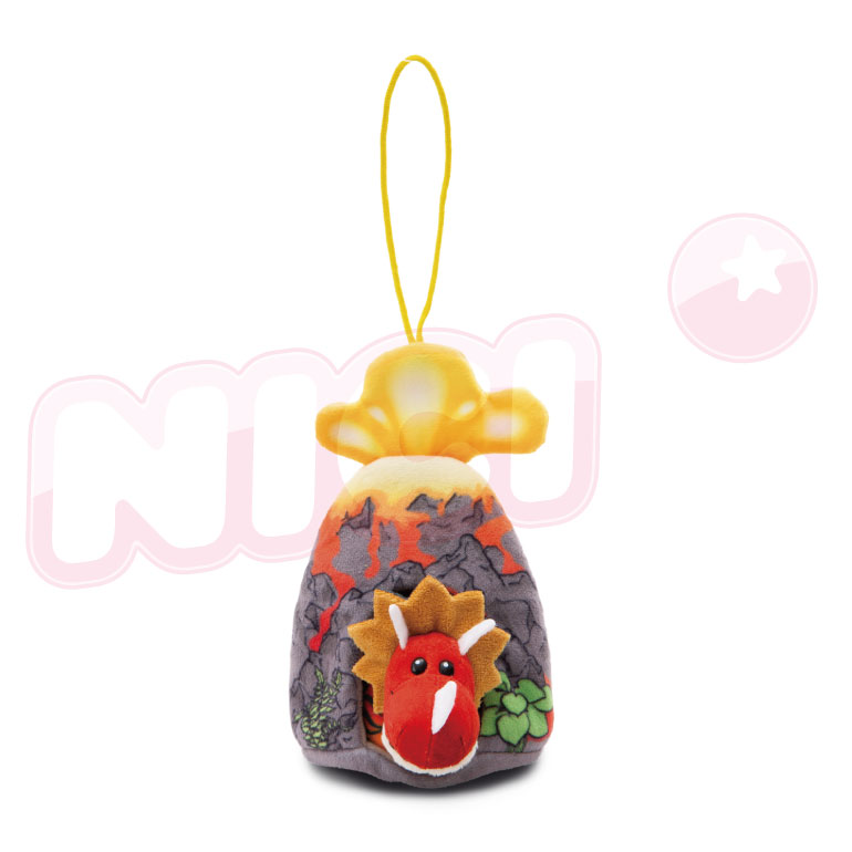 [49463]NICI 赤洛圖亞三角龍火山吊飾_0