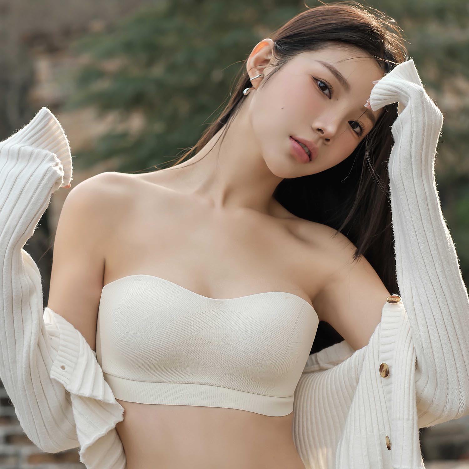 [Banana Pie] IN ZERO穩的住無鋼圈半罩內衣-象牙白_0