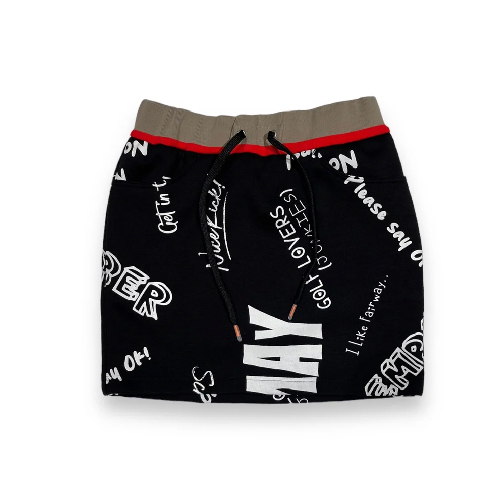 【DECEMBERMAY】Scribble air cushion skirt_WOMEN 2-312-2546