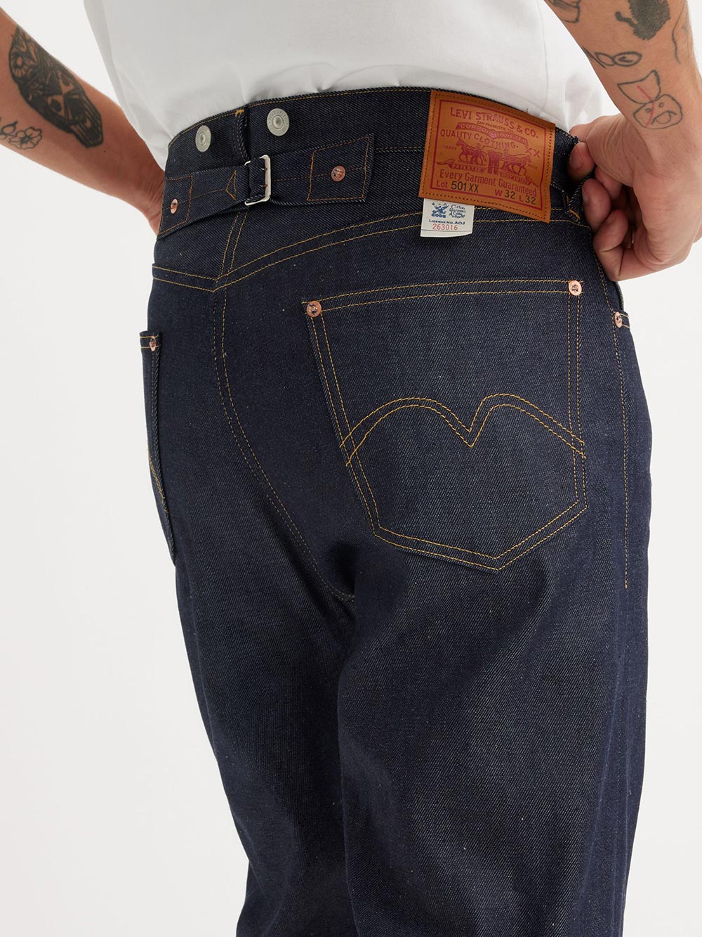 LEVI'S® VINTAGE CLOTHING 1933's 501®XX 原漿原布丹寧牛仔褲 LEVI'S® VINTAGE CLOTHING 1933's 501®XX 原漿原布丹寧牛仔褲