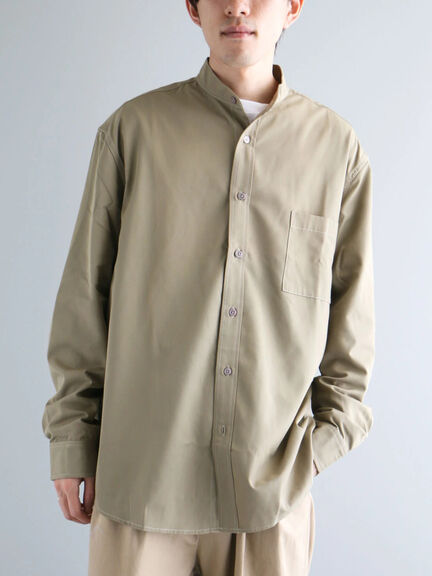 簡約素面立領長袖襯衫/上衣(PA41M0A0100) - CRAFT STANDARD BOUTIQUE