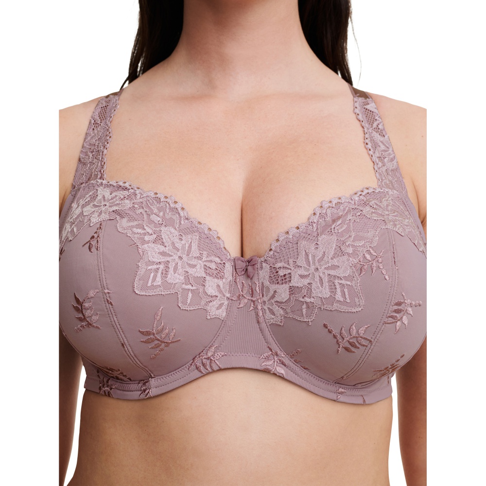 網路獨賣【Chantelle Easy Feel】全罩式網紗無襯內衣>D-F>紫藕(91310_0QO)【Mary】_1