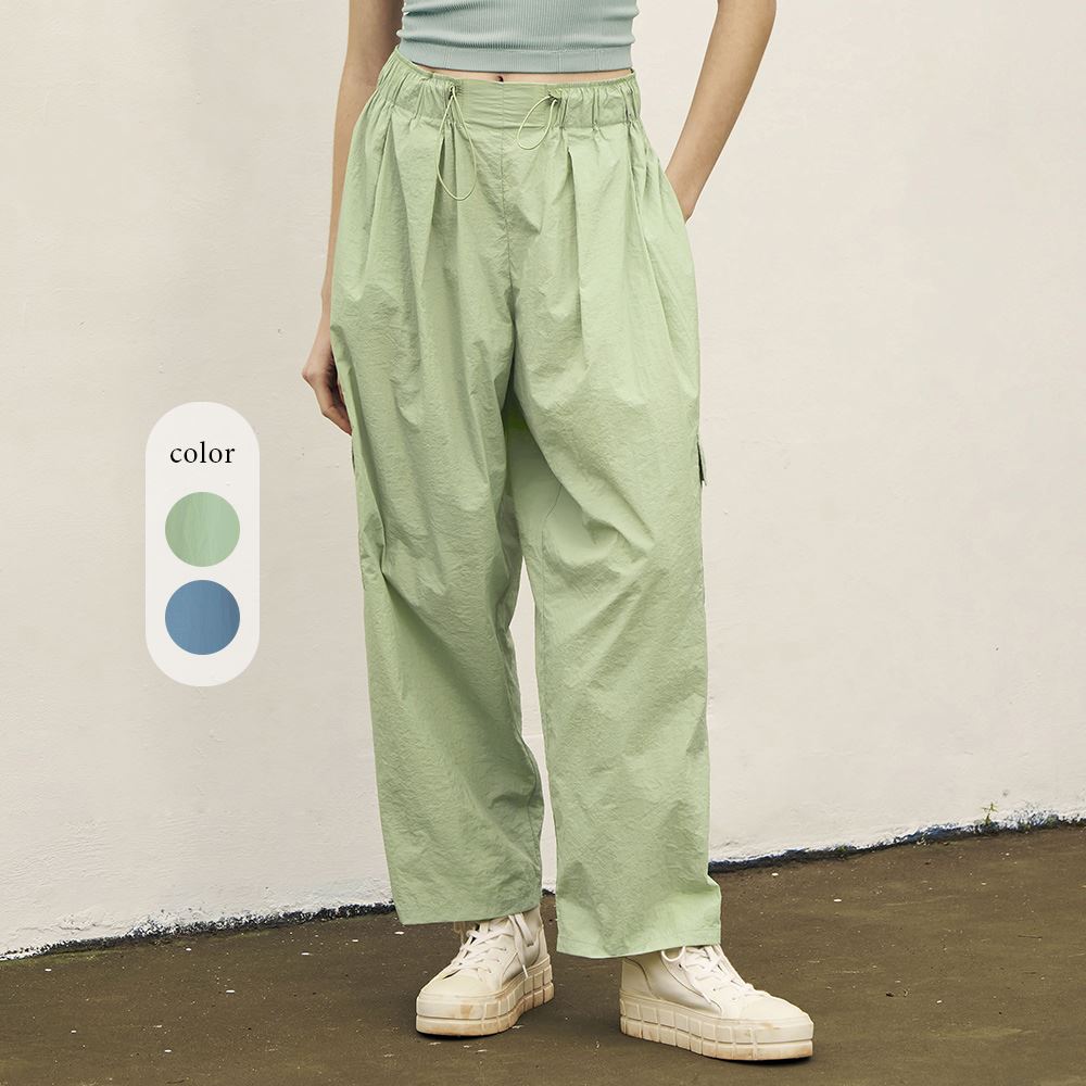 元動力 輕盈涼感工裝寬褲(兩色；S-L)4242326706_0