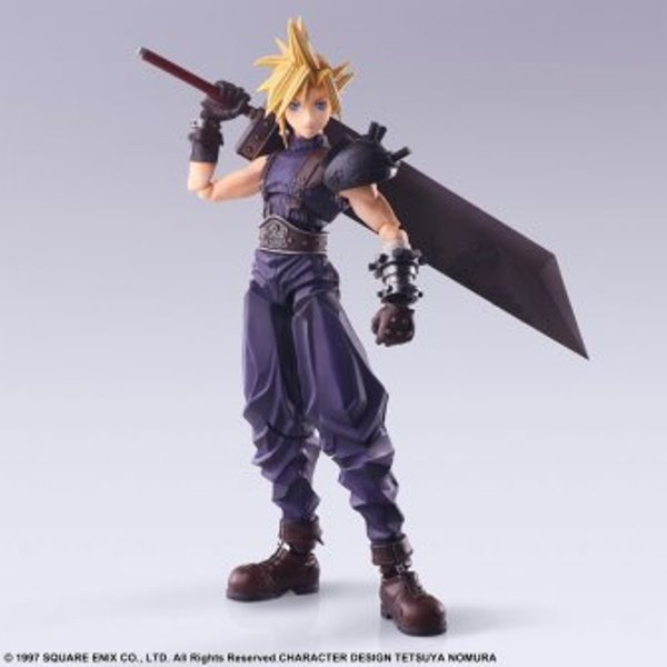 [再販] SQUARE ENIX BringArts FF7 太空戰士7 最終幻想7 克勞德 可動完成品_0