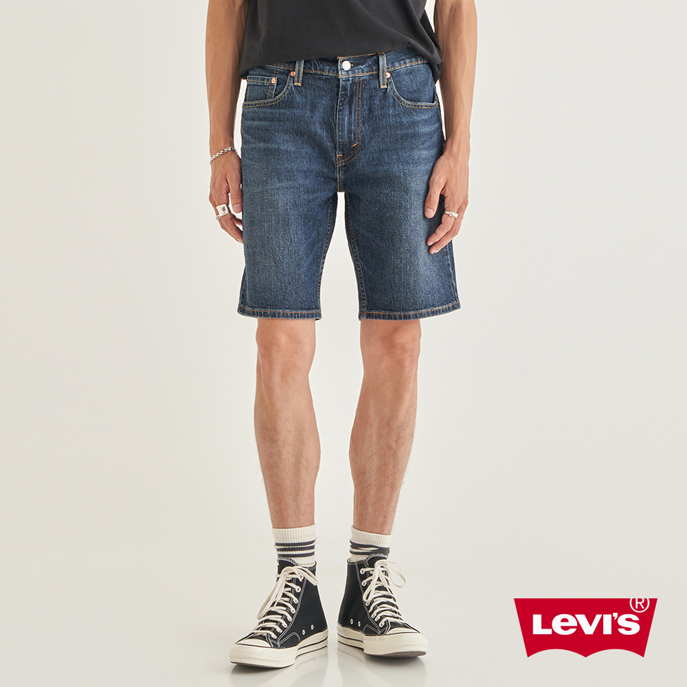 Levi’s®  405 低腰膝上彈性牛仔短褲 男生牛仔短褲 彈性牛仔褲 熱賣單品