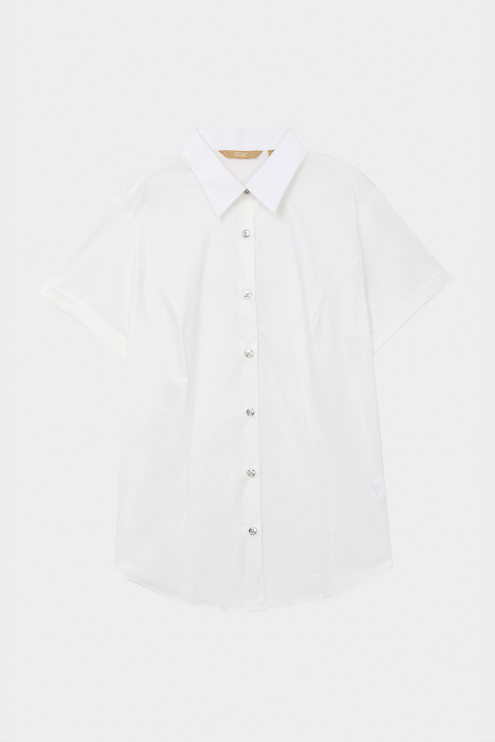 SST&C White Short-Sleeved Slim Shirt | 7562404001  (Outlet)_7