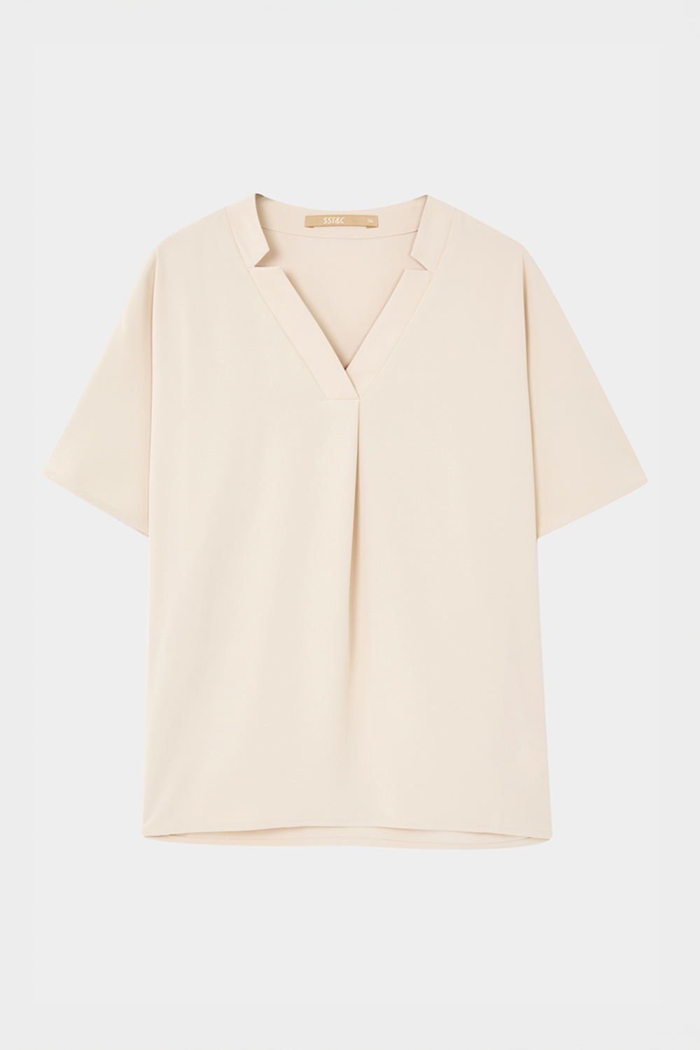 SST&C Apricot Design V-Neck | 7662404008  (Outlet)_5