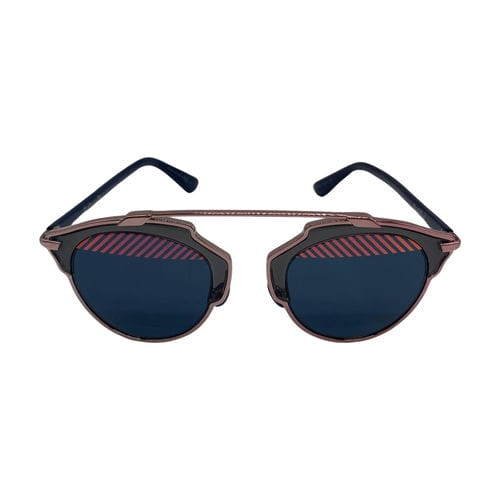 【台北車站館前店】Christian Dior/太陽眼鏡//瑰金墨鏡
