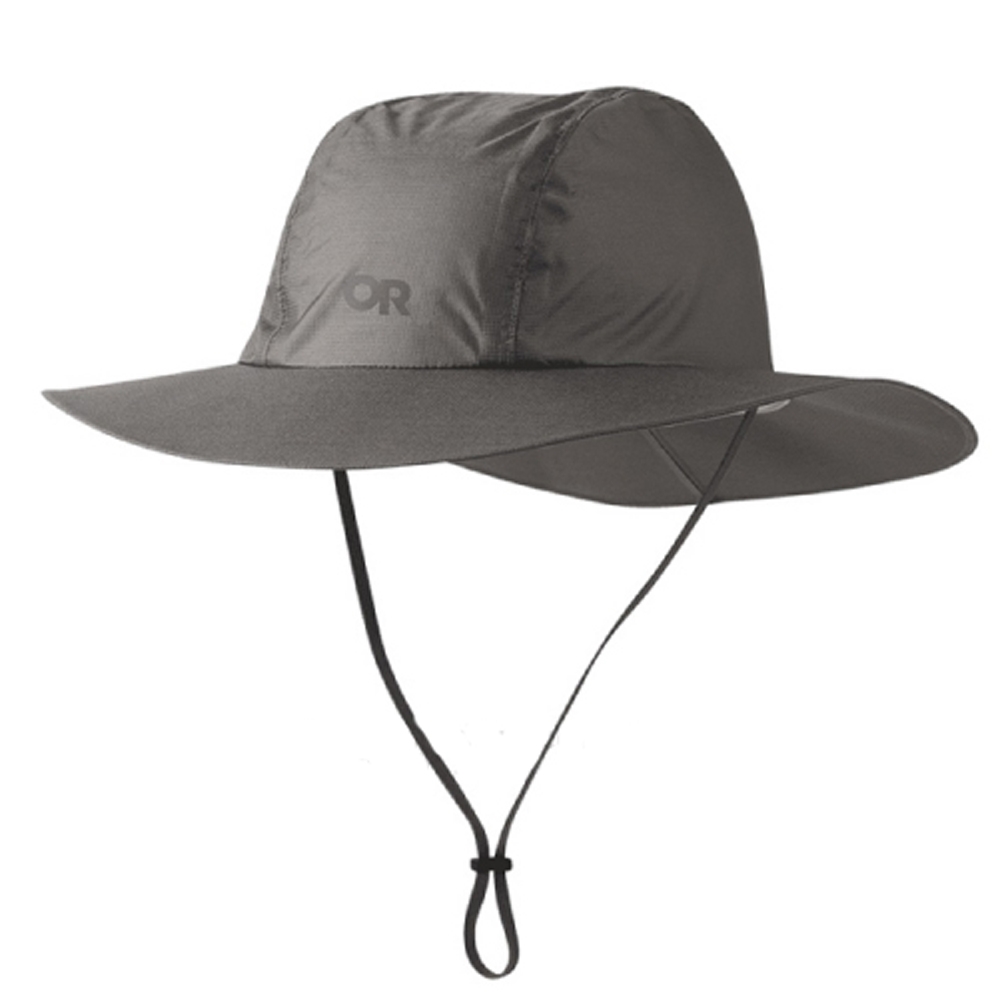 Outdoor Research 防水抗紫外線透氣中盤帽 Helium Rain Full Brim Hat 279927-0008 錫灰 ...