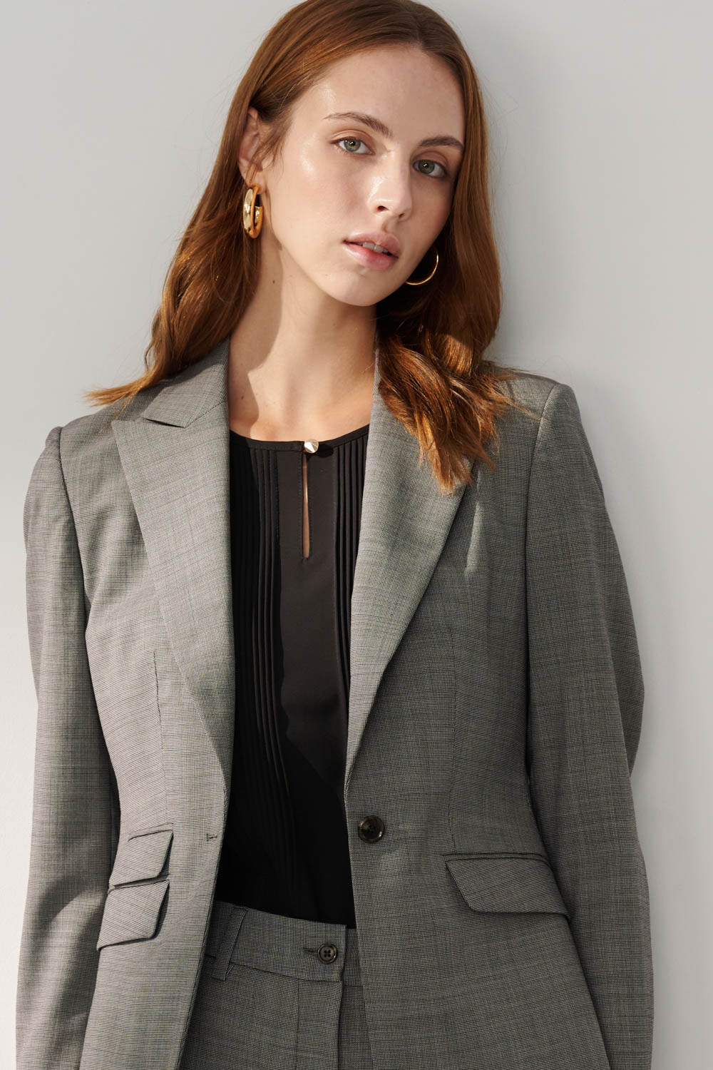 SST&C #Milan Series  Gray Sword Collar Suit Jacket | 7162404002  (Outlet)_1