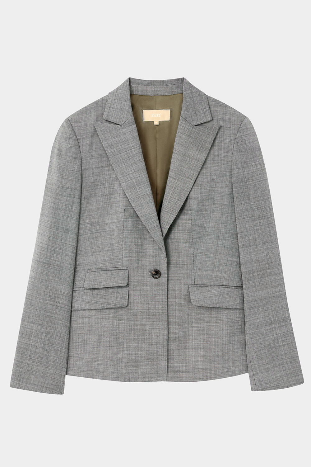 SST&C #Milan Series  Gray Sword Collar Suit Jacket | 7162404002  (Outlet)_5