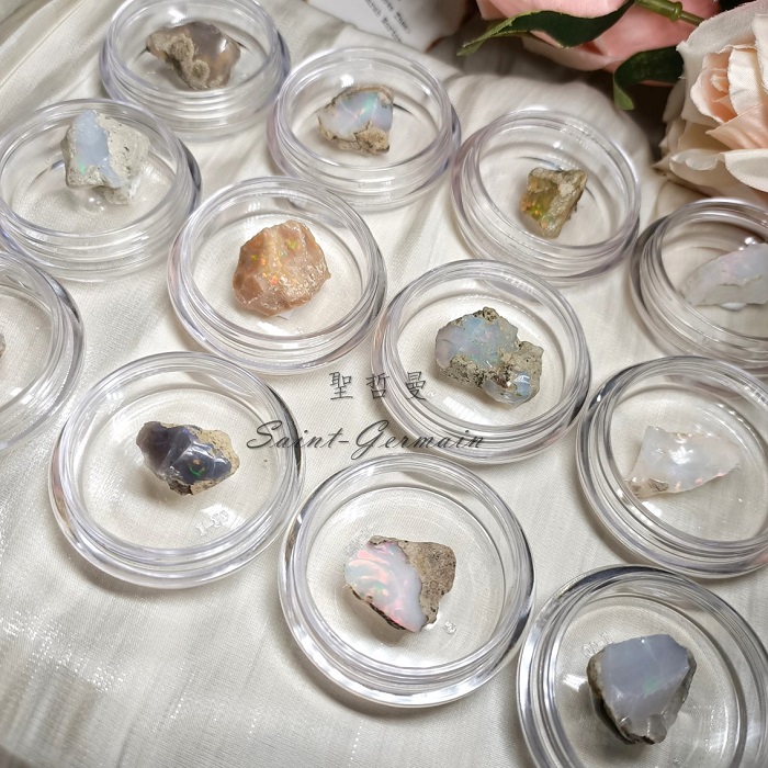 衣索比亞蛋白石原礦2404-1~12(Opal) ~愛情護符，靈感與創造，突破與成功_1