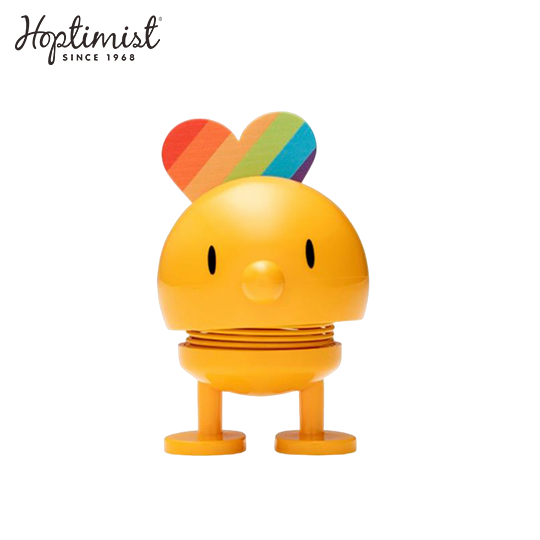 【北歐櫥窗】Hoptimist Rainbow 彩虹 彈簧公仔（小、黃色）_1