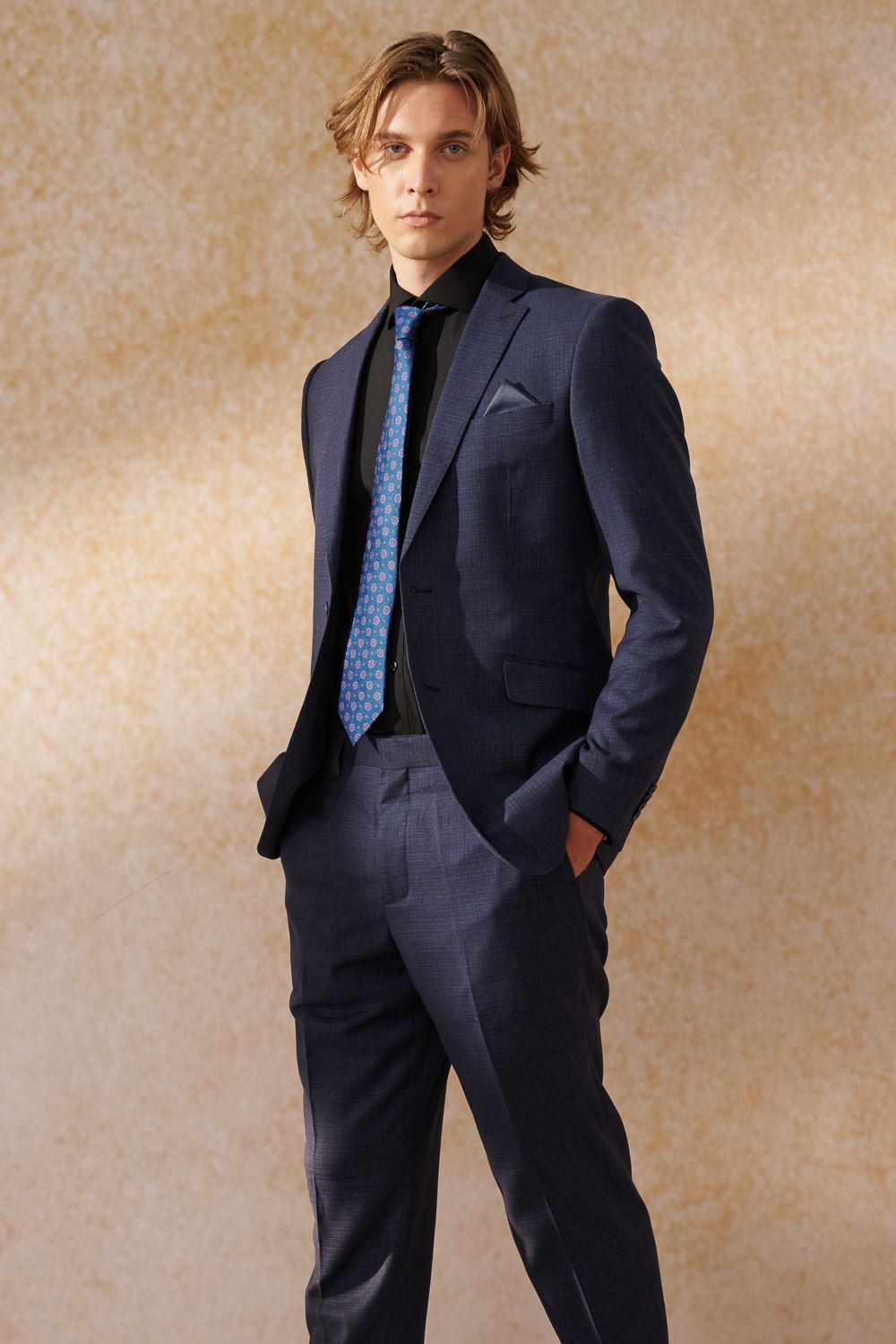SST&C #Easycare  Black Plain Slim Fit Shirt | 0312404007  (Outlet)_5
