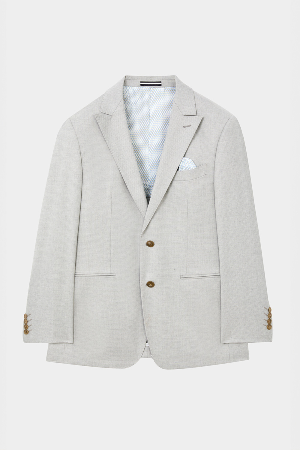 SST&C Light Gray Slim Fit Suit Jacket | 0112404004  (Outlet)_8
