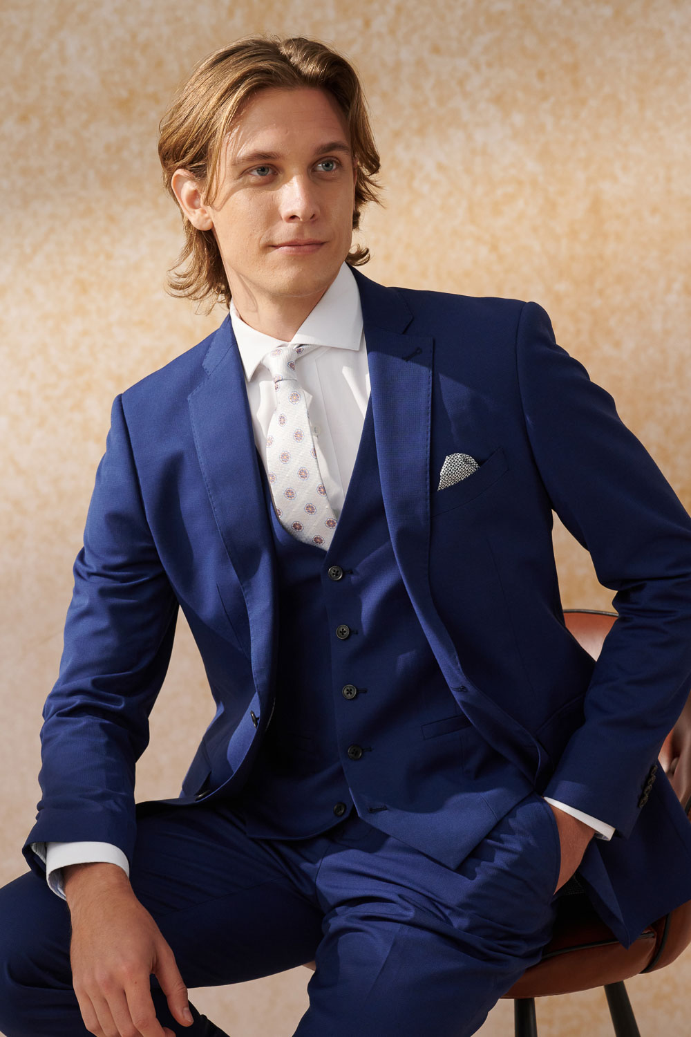 SST&C Navy Slim Fit Suit Jacket | 0112404007  (Outlet)_0