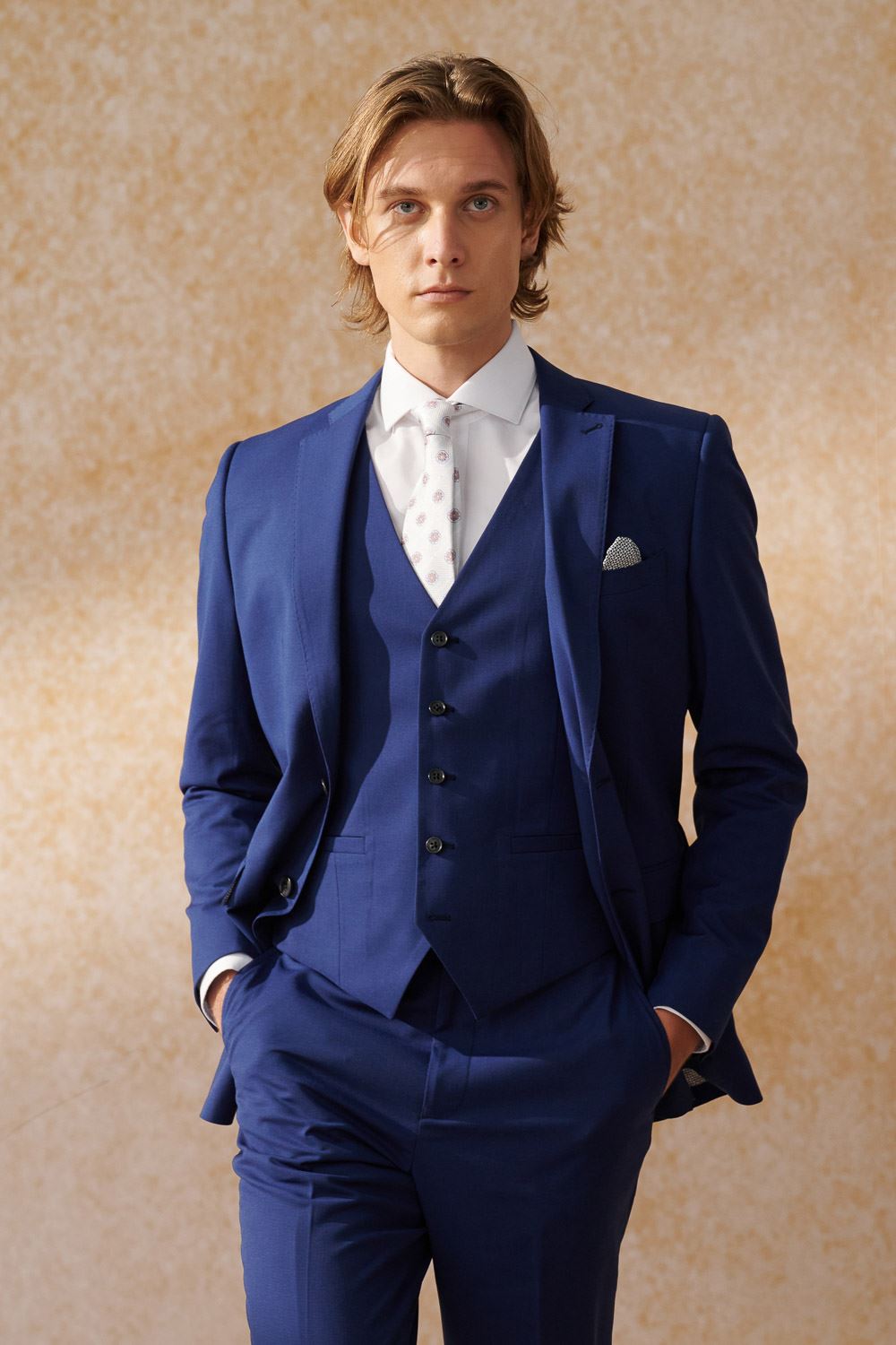 SST&C Navy Slim Fit Suit Jacket | 0112404007  (Outlet)_1
