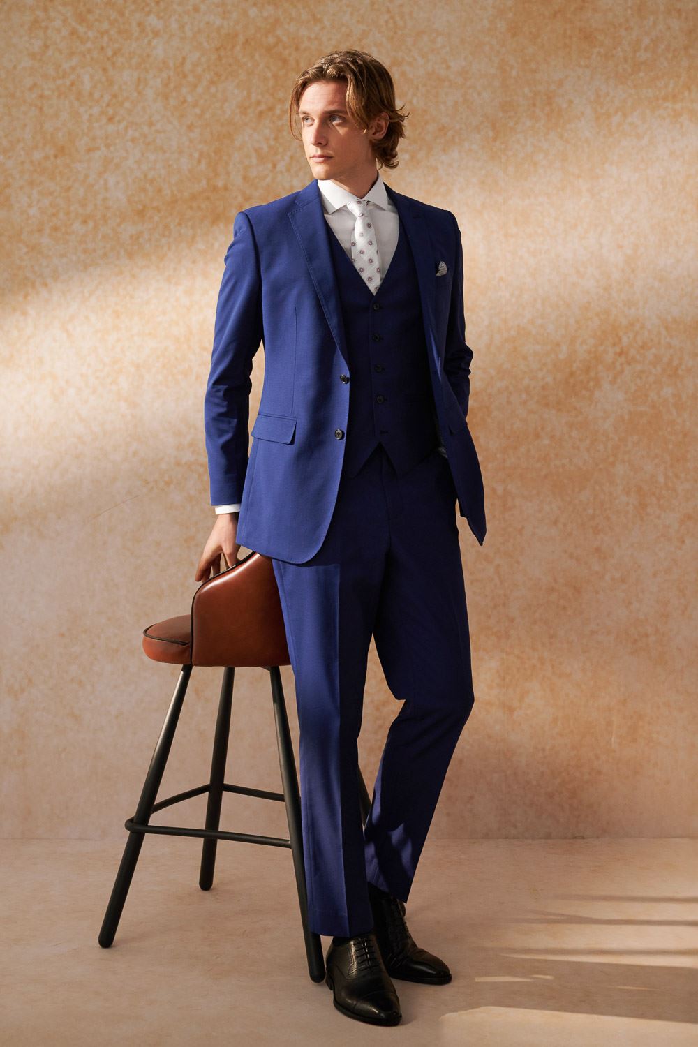 SST&C Navy Slim Fit Suit Jacket | 0112404007  (Outlet)_3