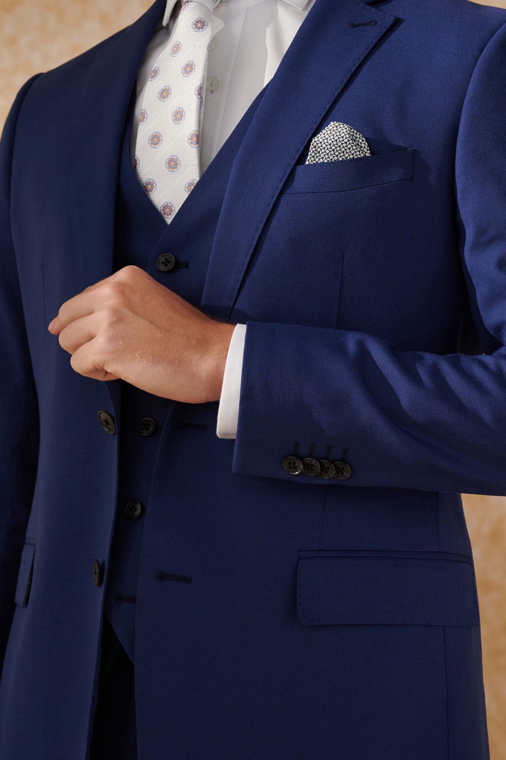SST&C Navy Slim Fit Suit Jacket | 0112404007  (Outlet)_6