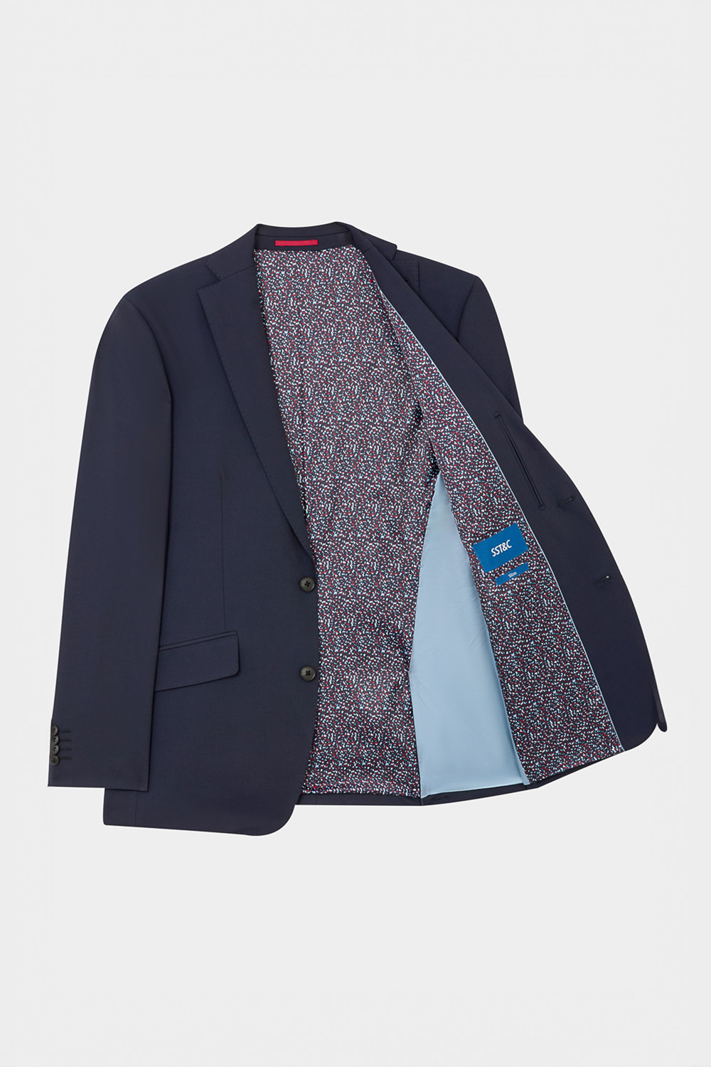 SST&C Navy Slim Fit Suit Jacket | 0112404008  (Outlet)_8