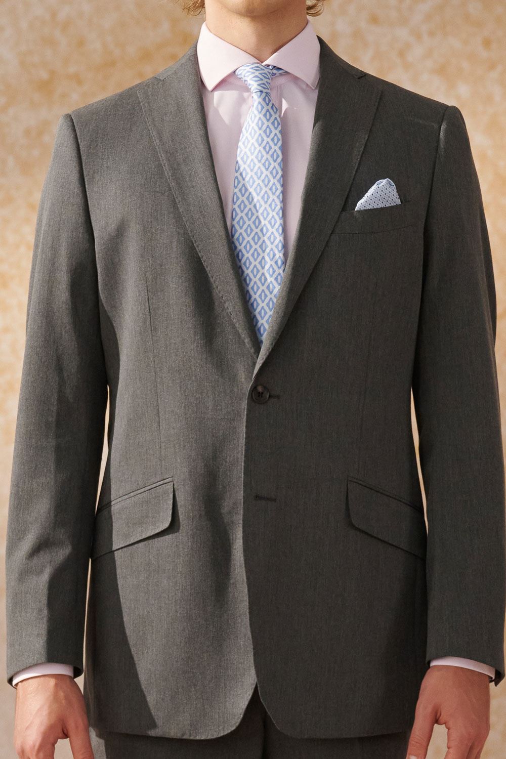 SST&C Charcoal Gray Classic Suit Jacket | 0112404009  (Outlet)_5